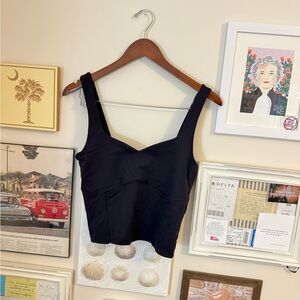 Abercrombie & Fitch Blue Sleeveless Bustier Tank Top